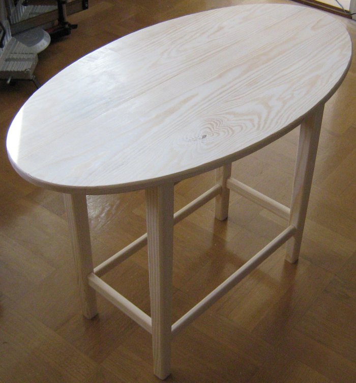 Ett elliptiskt bord